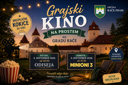 Grajski kino na prostem v Račah